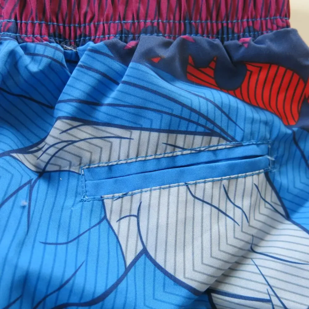 BATMAN *NWT* Bathing Suit Swimming Trunks Shorts Size 4 Youth Superhero Summer